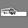 6" Ruler W/ School Bus